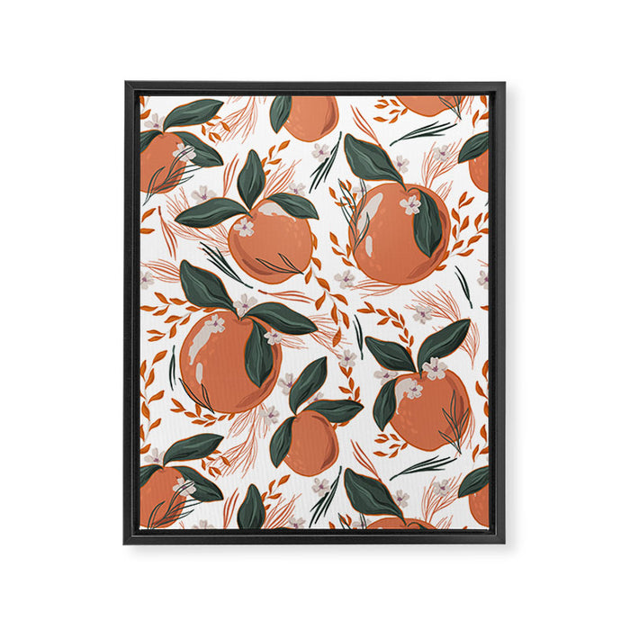 Feeling Peachy Framed Canvas Print Gallery Image 1