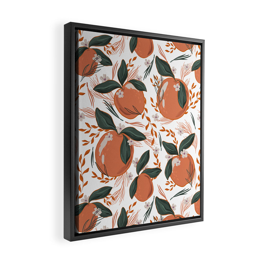Feeling Peachy Framed Canvas Print Gallery Image 2