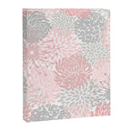Festive, Floral Prints, Bloom Mix, Pink and Gray Canvas Print Gallery Image 8