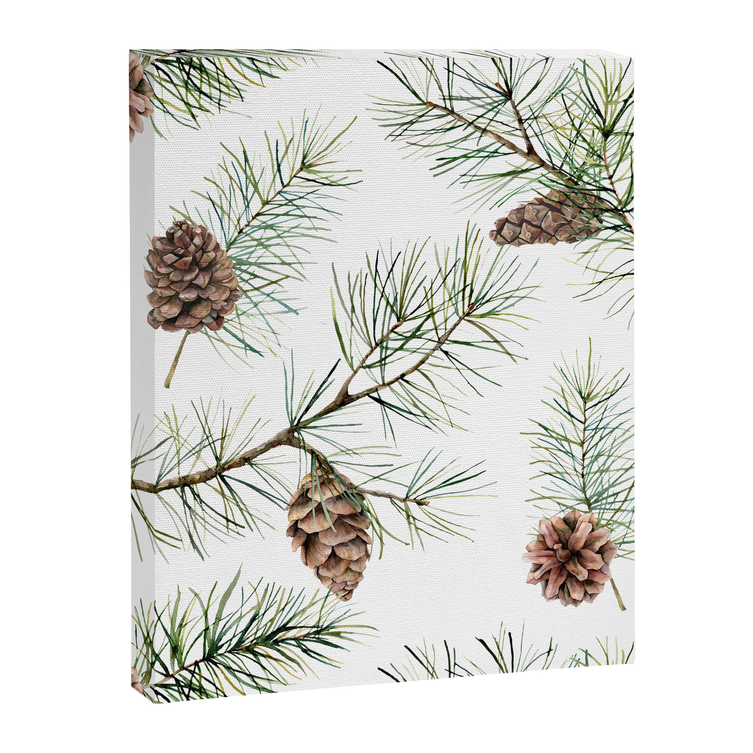 Festive Pinecones Canvas Print Gallery Image 8