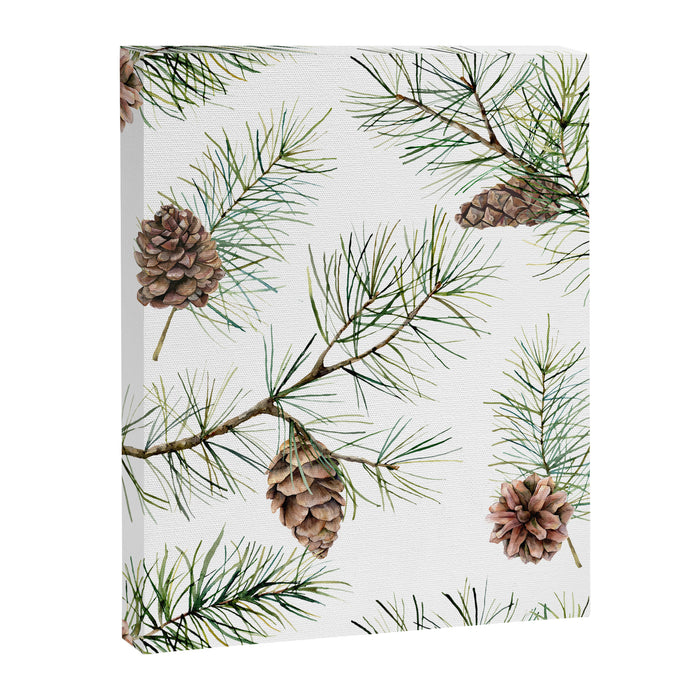 Festive Pinecones Canvas Print Gallery Image 1