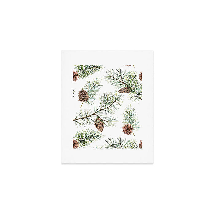 Festive Pinecones Art Print Gallery Image 1