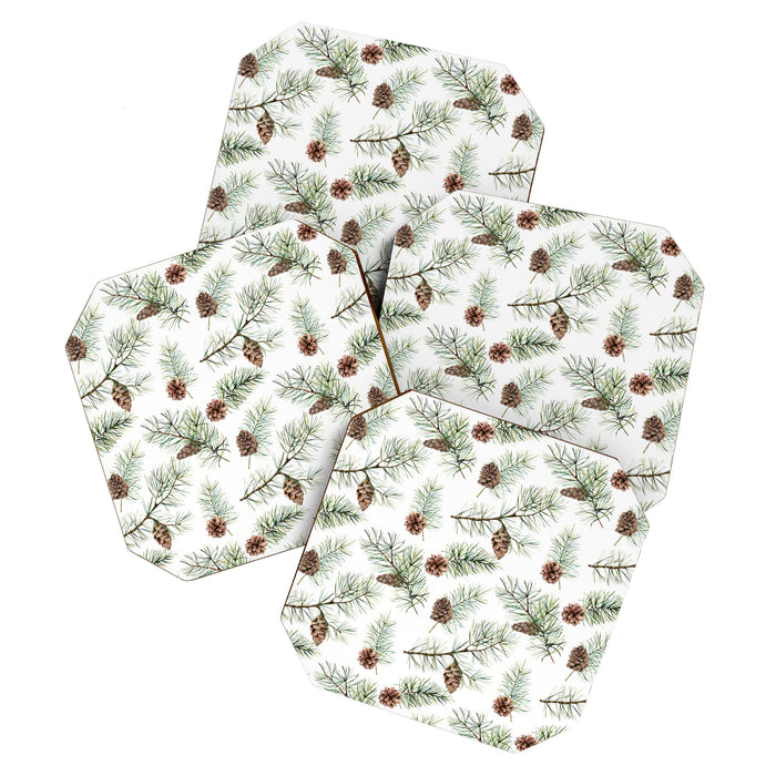 Festive Pinecones Coaster Gallery Image 1