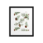Festive Pinecones Framed Art Print Gallery Image 6