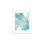 Festive, Winter Garden, Flowers Print Art Print Gallery Image 1