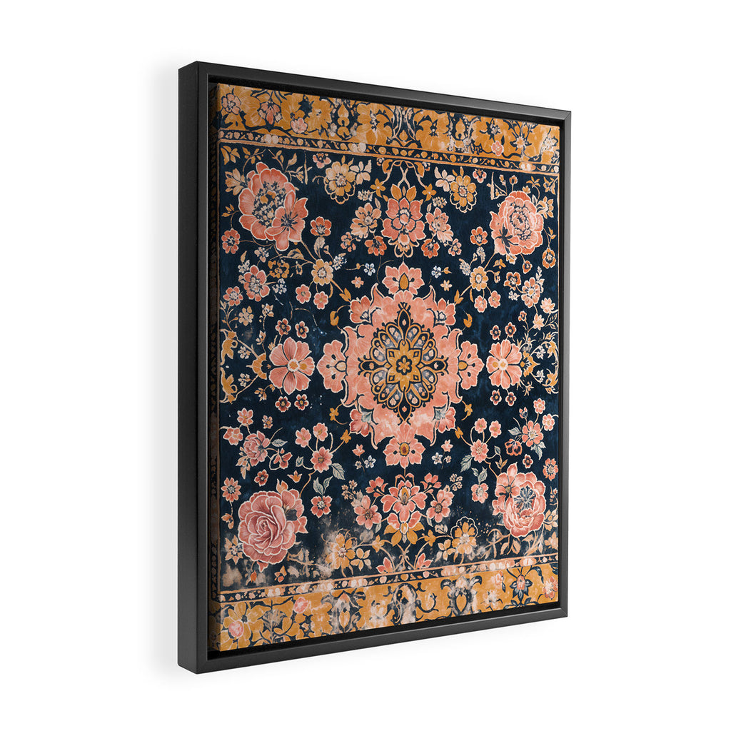 Floral Antiquity Framed Canvas Print Gallery Image 2