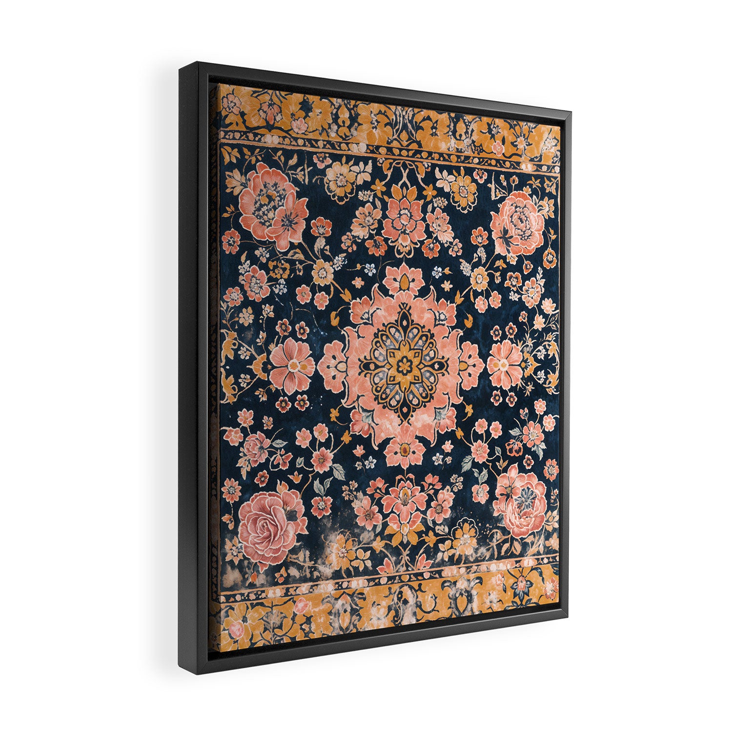 Floral Antiquity Framed Canvas Print Gallery Image 2