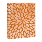 Floral Bloom in Orange Canvas Print Gallery Image 8