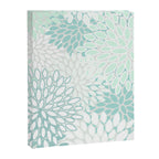 Floral Blooms, Soft Teal and Mint Canvas Print Gallery Image 8