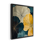 Floral Navy Honey Framed Canvas Print Gallery Image 2
