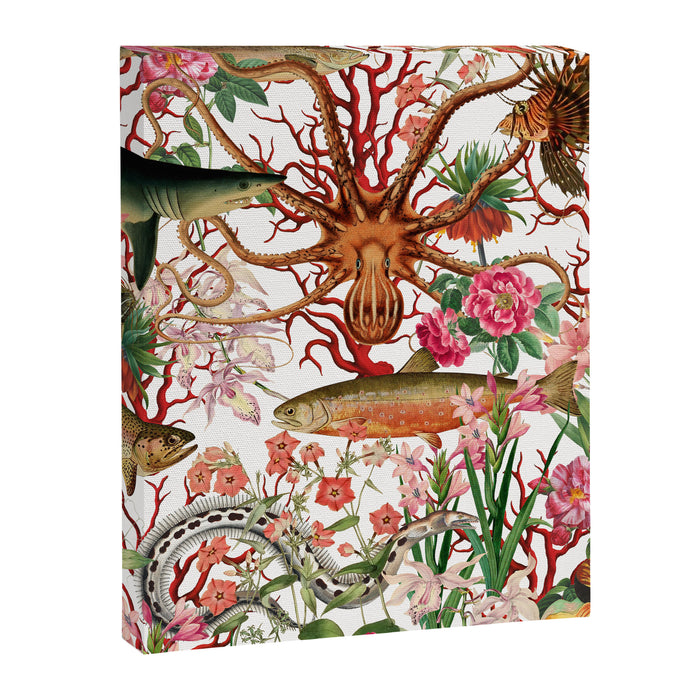 Floral Ocean Eden Canvas Print Gallery Image 1