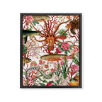 Floral Ocean Eden Framed Canvas Print Gallery Image 8