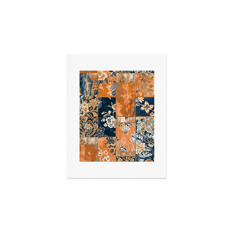 Floral Patches of Yesteryear Art Print Gallery Image 1
