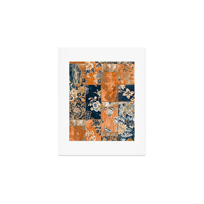 Floral Patches of Yesteryear Art Print Gallery Image 1