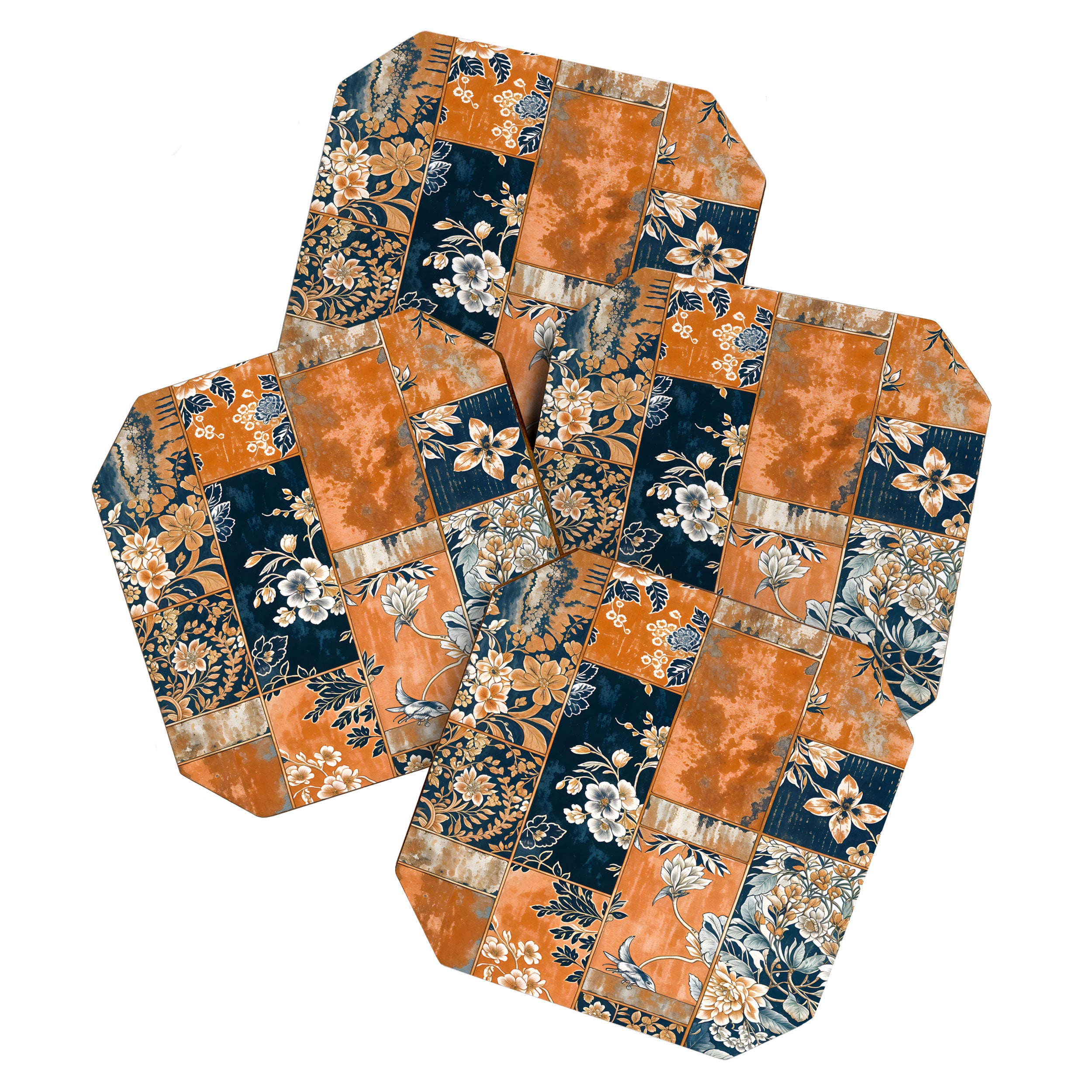 Floral Patches of Yesteryear Coaster Gallery Image 1