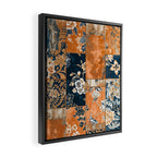 Floral Patches of Yesteryear Framed Canvas Print Gallery Image 2