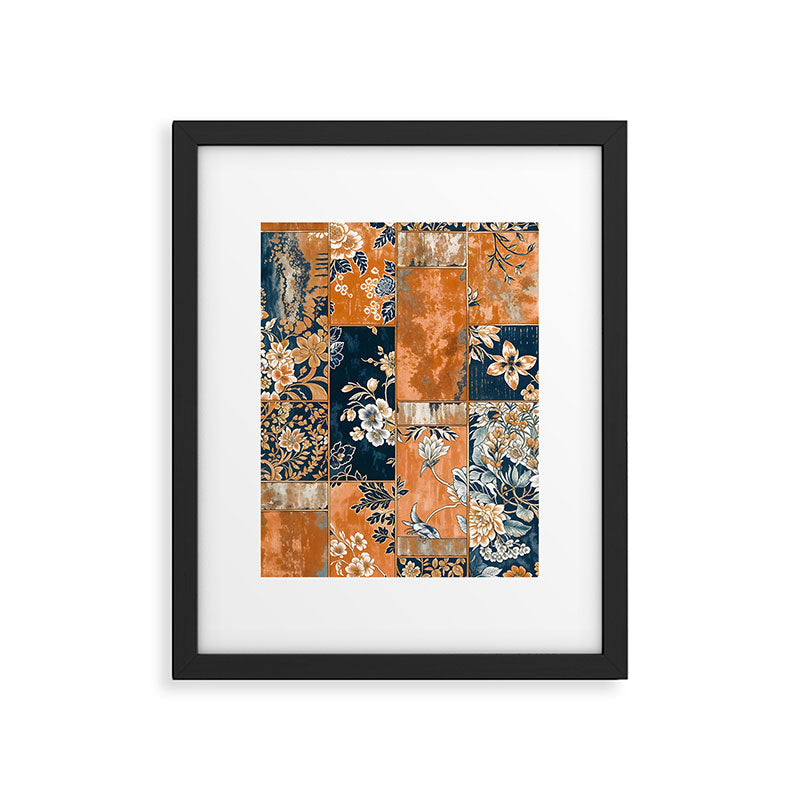 Floral Patches of Yesteryear Framed Art Print Gallery Image 4