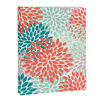 Floral Pattern, Orange, Teal, Mint Green, Flower Print Canvas Print Gallery Image 8