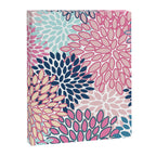 Festive, Floral Prints, Pink and Navy Blue Canvas Print Gallery Image 8