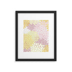 Floral Prints, Soft, Yellow and Pink, Design Prints Framed Art Print Gallery Image 6