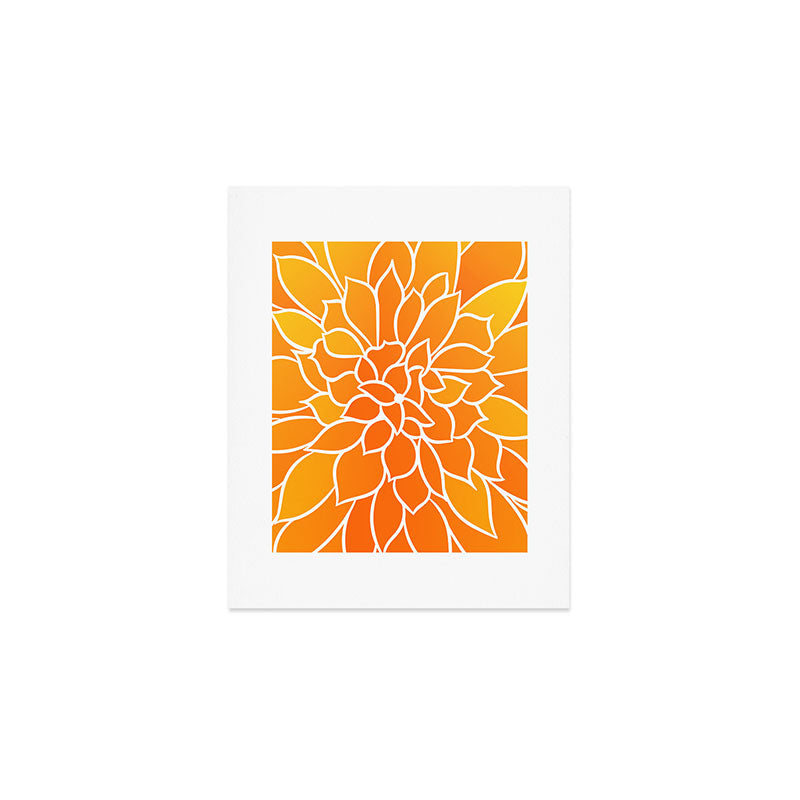 Floral Sunshine Flowery Art Art Print Gallery Image 1