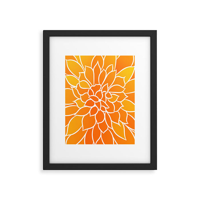 Floral Sunshine Flowery Art Framed Art Print Gallery Image 1