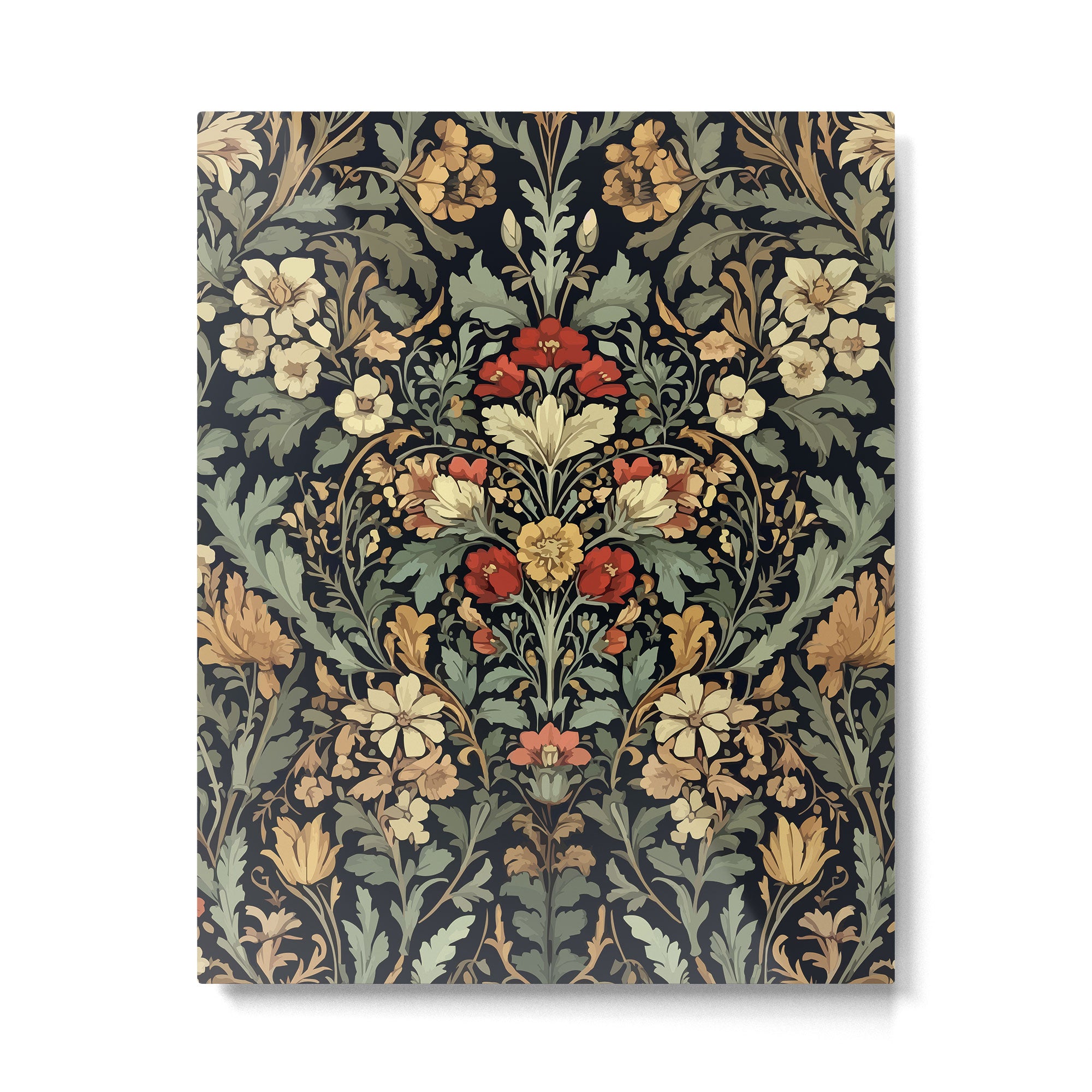 Floralia Vintage Bloom Metal Print Gallery Image 6
