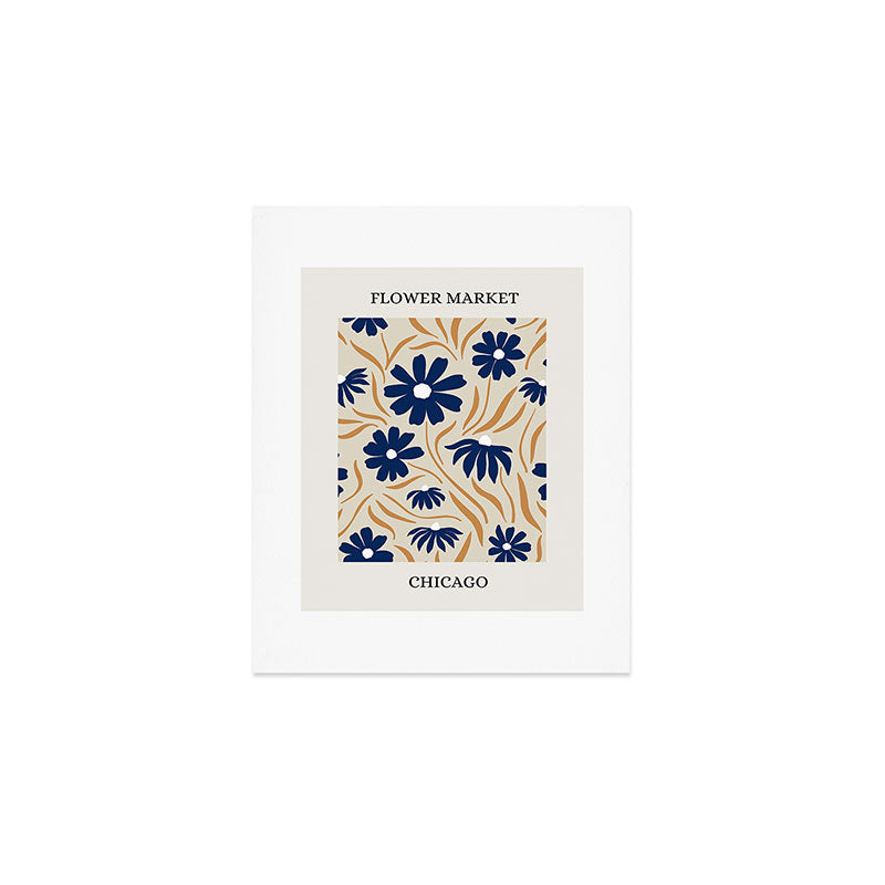 Flower Market Chicago Art Print Gallery Image 1