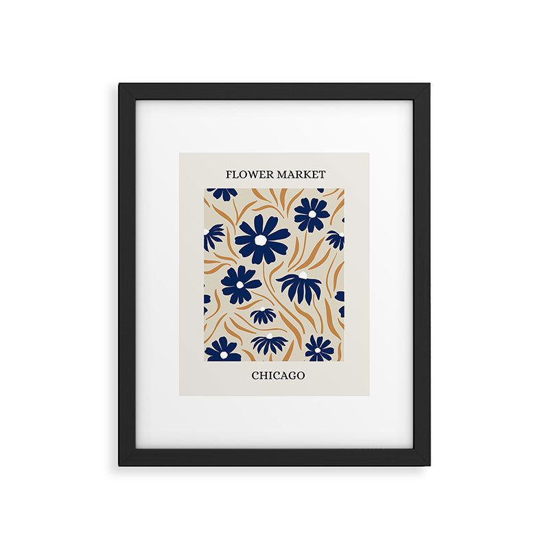 Flower Market Chicago Framed Art Print Gallery Image 5