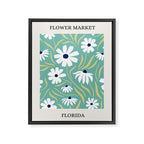 Flower Market Florida Framed Canvas Print Gallery Image 6