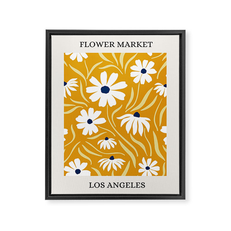 Flower Market, Los Angeles Framed Canvas Print Gallery Image 6