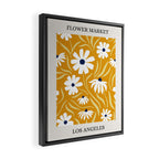 Flower Market, Los Angeles Framed Canvas Print Gallery Image 2