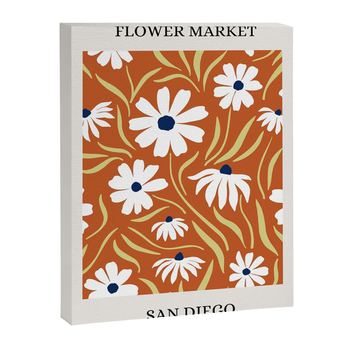 Flower Market, San Diego Canvas Print Gallery Image 1