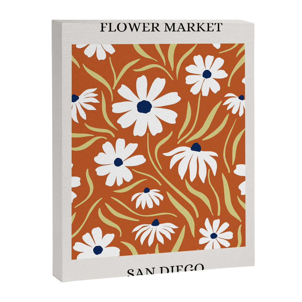 Flower Market, San Diego Canvas Print Gallery Image 6