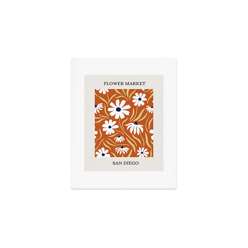 Flower Market, San Diego Art Print Gallery Image 1
