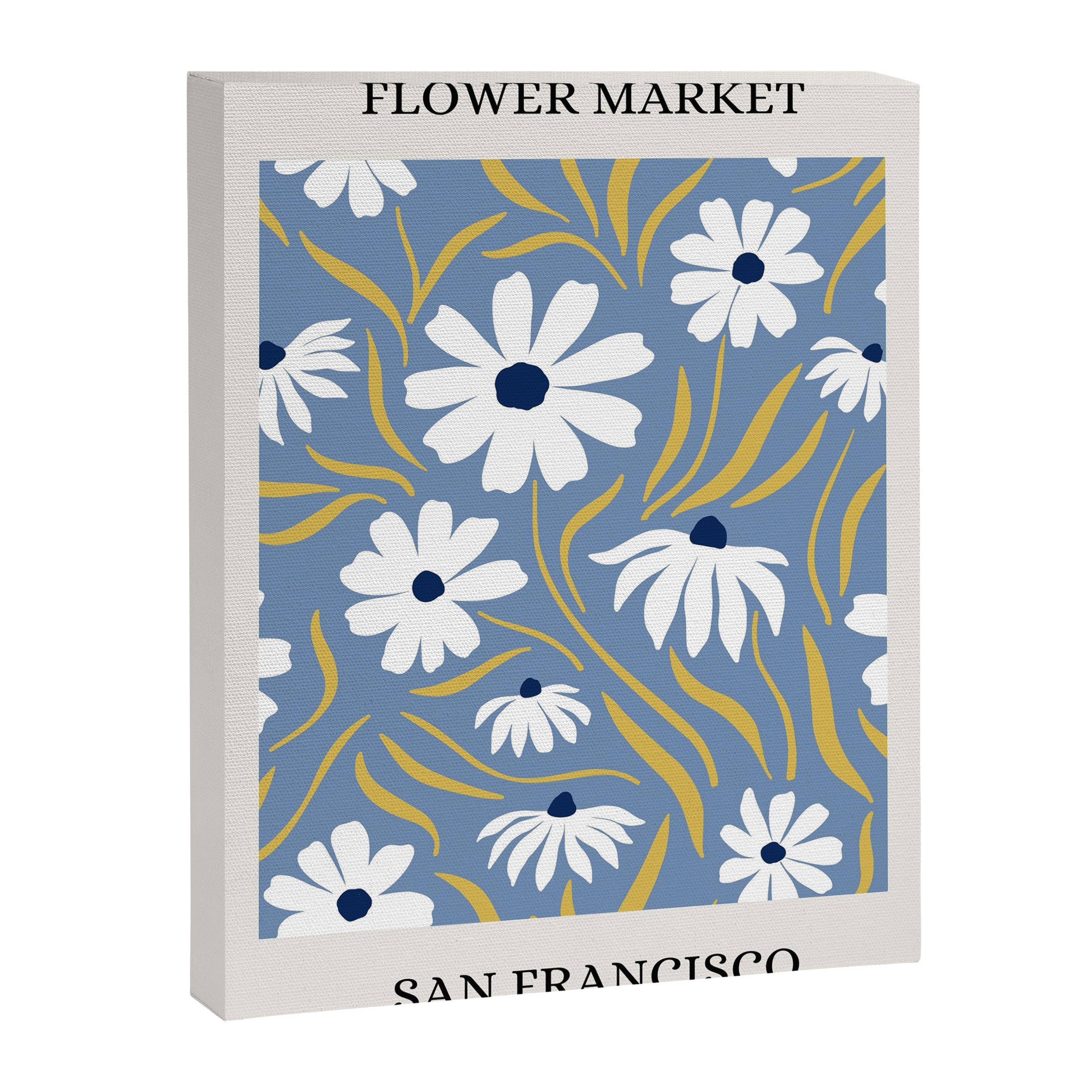 Flower Market San Francisco Canvas Print Gallery Image 6