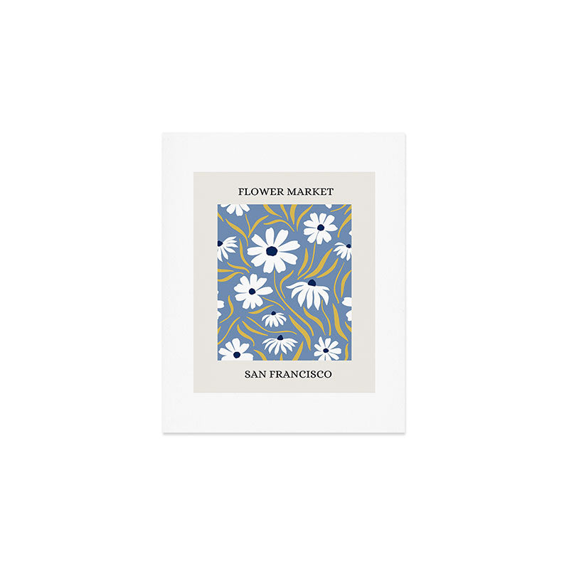Flower Market San Francisco Art Print Gallery Image 1