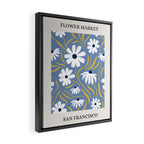 Flower Market San Francisco Framed Canvas Print Gallery Image 2
