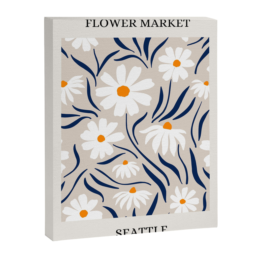 Flower Market, Seattle Canvas Print Gallery Image 6