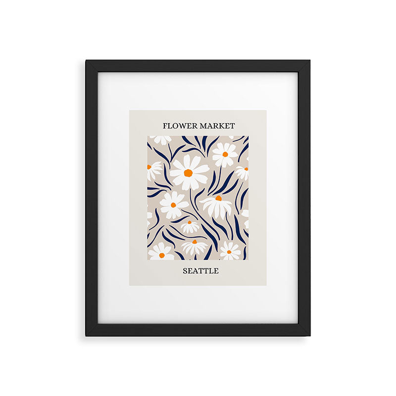 Flower Market, Seattle Framed Art Print Gallery Image 5