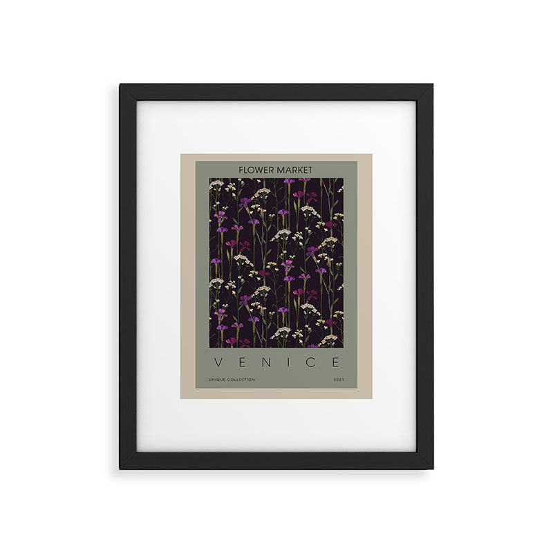 Flower Market Venice Framed Art Print Gallery Image 4