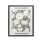 Flower Market, Washington DC Framed Canvas Print Gallery Image 6