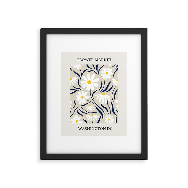 Flower Market, Washington DC Framed Art Print Gallery Image 5