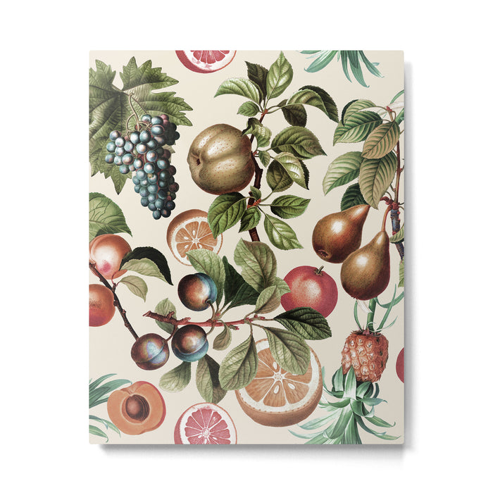 Fruitful Florals, Vintage Prints Food Metal Print Gallery Image 1