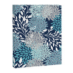 Garden Florals, Navy, Blue, Teal Canvas Print Gallery Image 8
