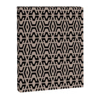Geometric Art, Aztec Prints, Black and Beige, Wall Art Boho Canvas Print Gallery Image 8