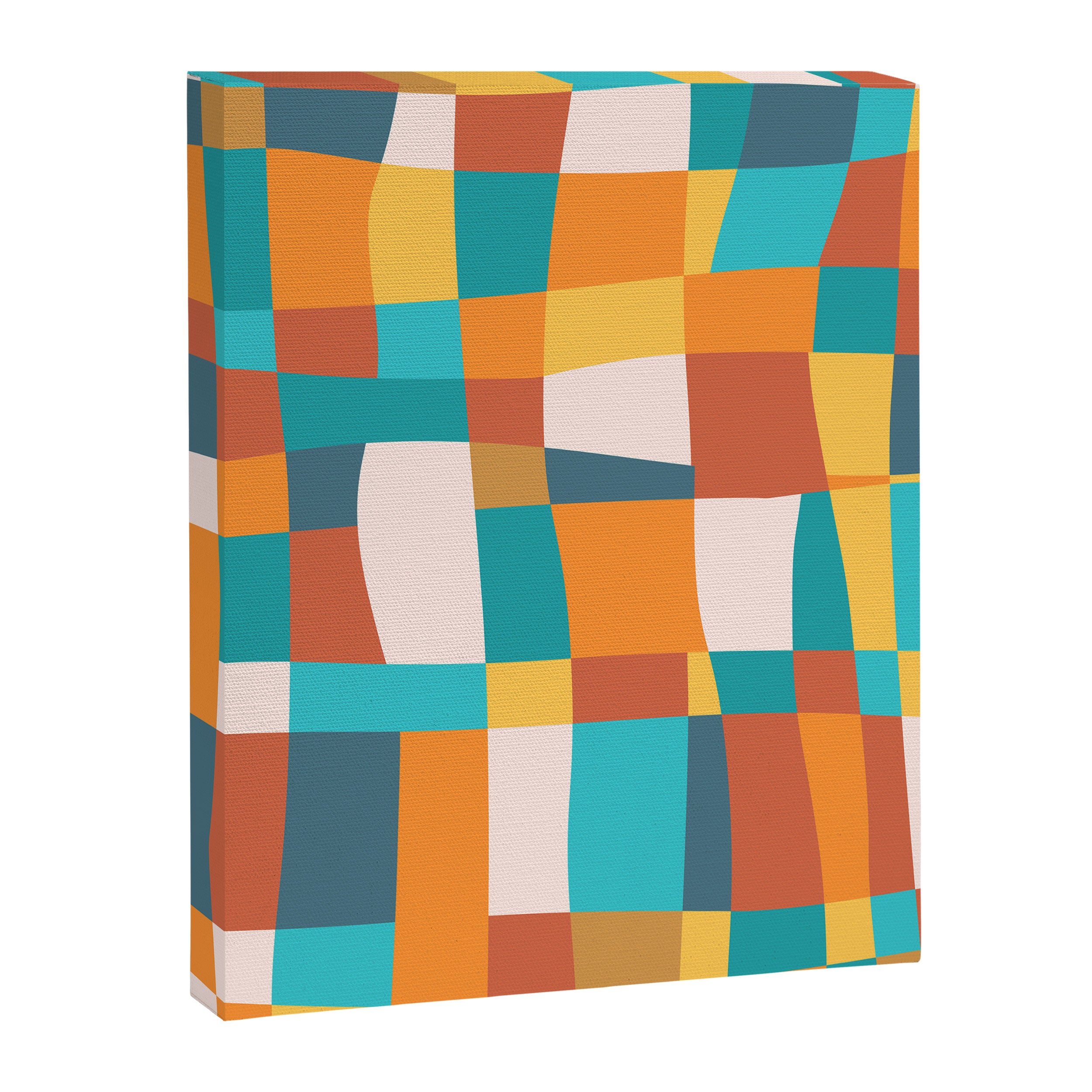 Geometric Checkered Prints Canvas Print Gallery Image 8
