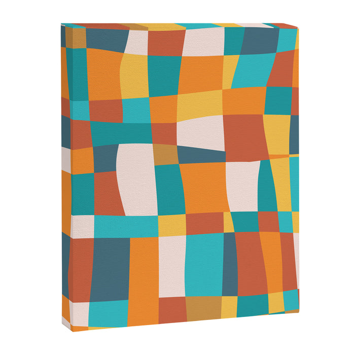 Geometric Checkered Prints Canvas Print Gallery Image 1