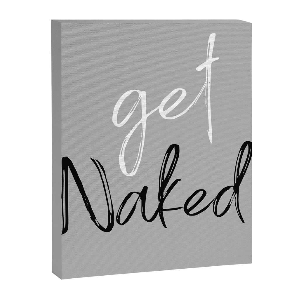 Get Naked Bathroom Decor Prints Canvas Print Gallery Image 8
