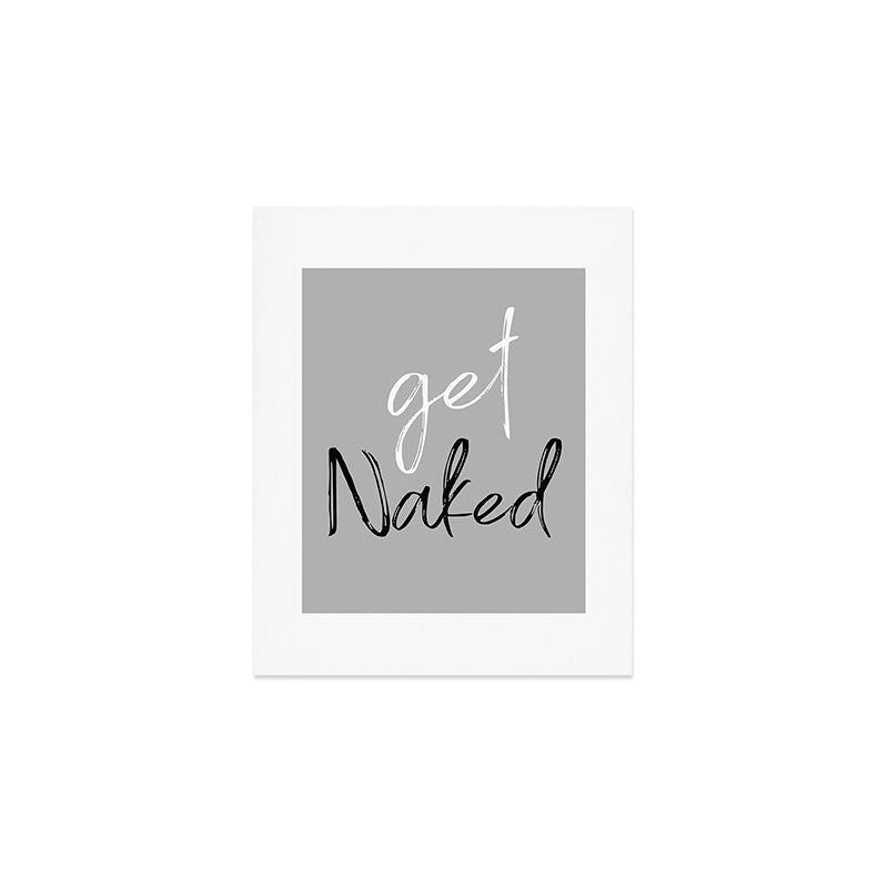Get Naked Bathroom Decor Prints Art Print Gallery Image 1